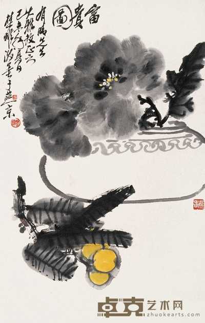 方楚雄 富贵 立轴 68×45cm